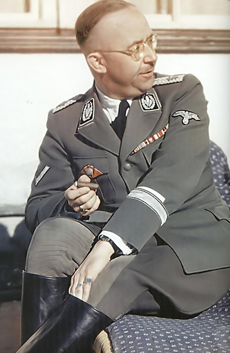 Himmler showing ribbon bar